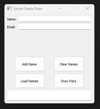 Secret Santa App Screenshot